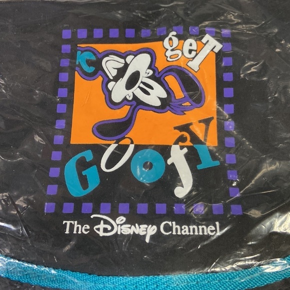 Vintage The Disney Channel Get Goofy Backpack Black/Teal NEW! - Picture 3 of 4